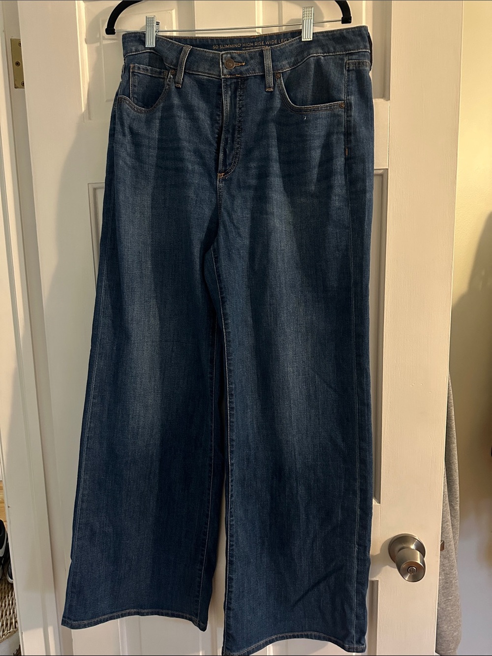 Chico's Dark Wash Wide-Leg Jeans